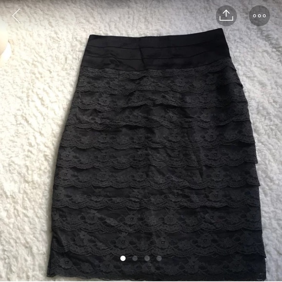 H&M Dresses & Skirts - Gray lace pencil skirt H&M Dresses & Skirts - Gray lace pencil skirt